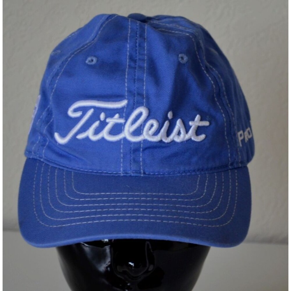 Titleist Pro V1 Golf Hat Cap Blue Footjoy FJ Performance Tour Adjustable